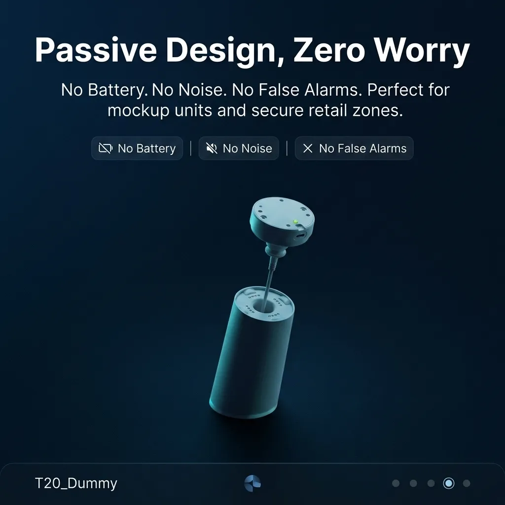 T20 Dummy 强防盗无源内置线机模展示架 - 节省50%成本